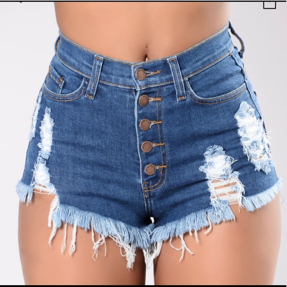 Vintage Kind Of Girl  Denim Fashion Nova Shorts